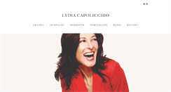 Desktop Screenshot of lydiacapolicchio.se